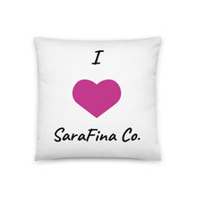 Load image into Gallery viewer, I Love Sarafina Co. COMFY THROW PILLOW
